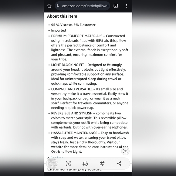 *New Ostrich Pillow Light * - Picture 10 of 11